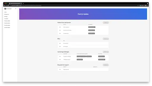 Hashicorp Scorecard App update section